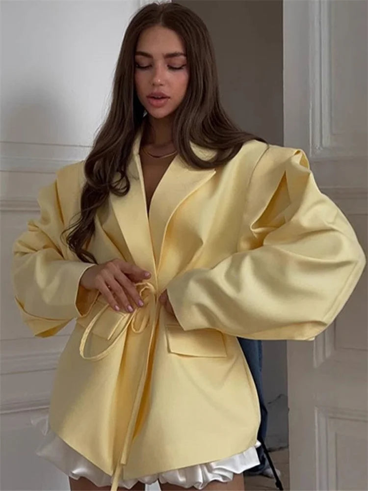 069 - Patchwork Blazer Damen – Elegant & Modern