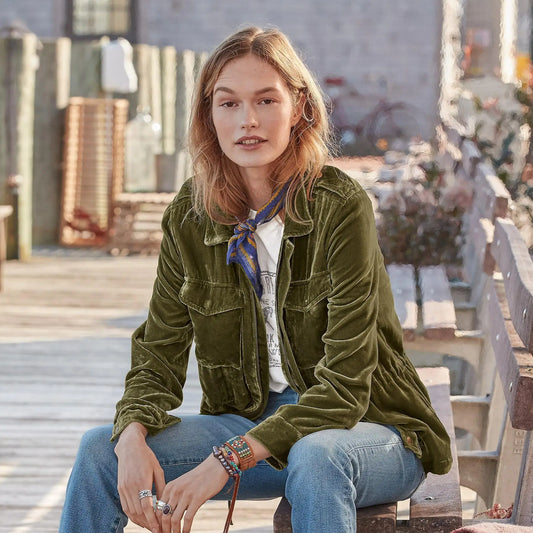 071 - Offener Reversmantel Damen – Modern & Elegant