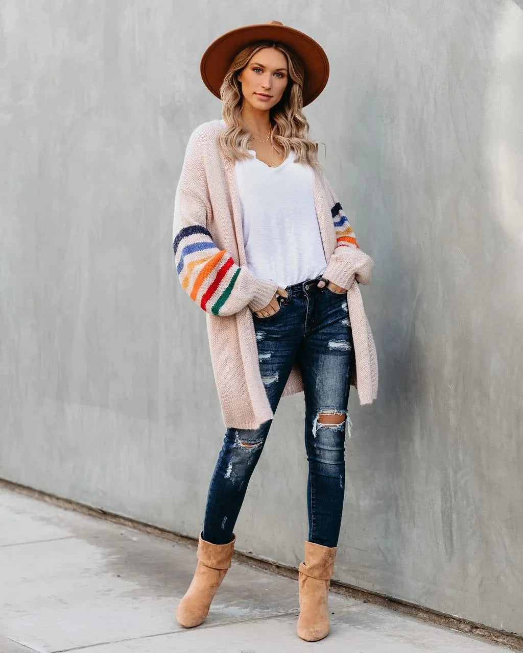 006 - Damen Strickmantel – Warm & Urban