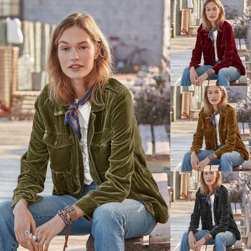 071 - Offener Reversmantel Damen – Modern & Elegant