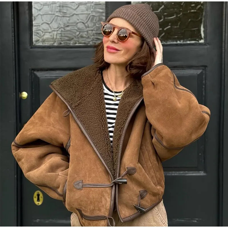 066 - Wildlederjacke Damen – Modern & Locker