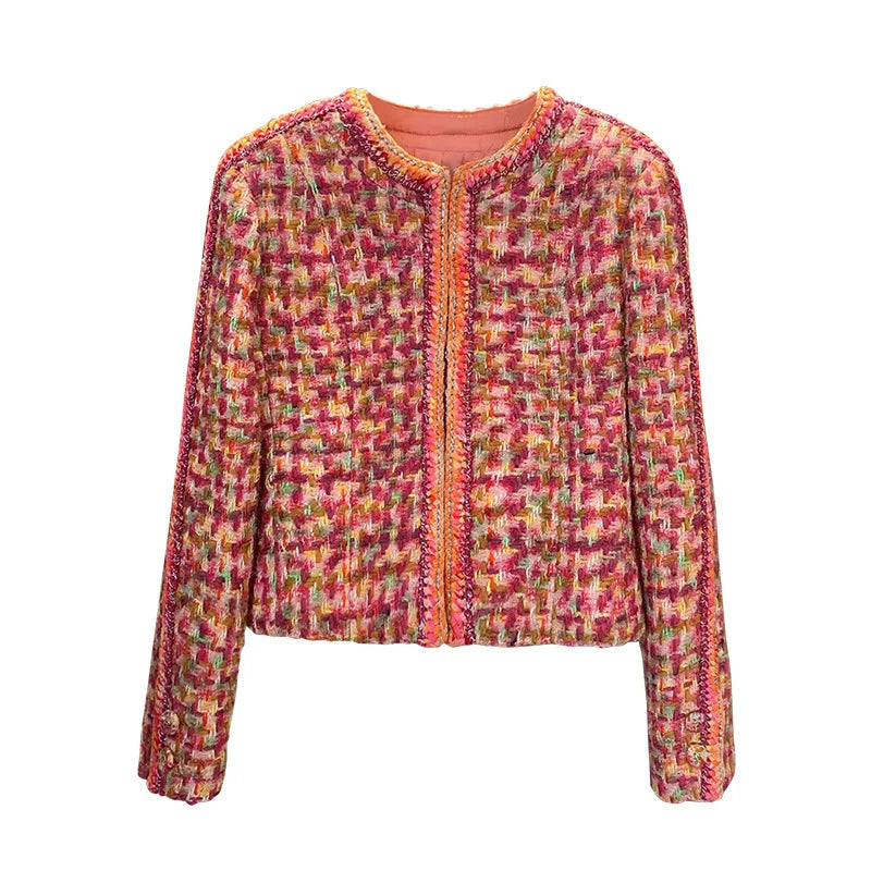 042 - Tweedjacke Damen – Kurz & Luxury Design