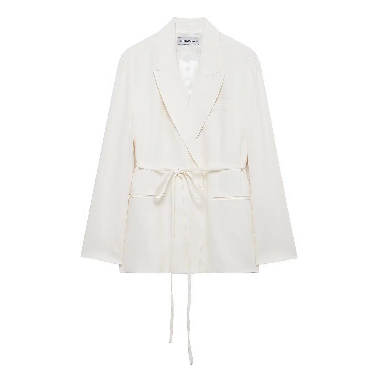 112 - Damen Blazer Mit Spitze-Up & Reverskragen