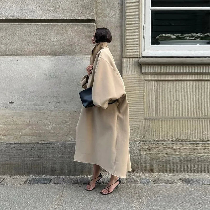 015 - Oversize Trenchcoat Damen – Modern & Stylish