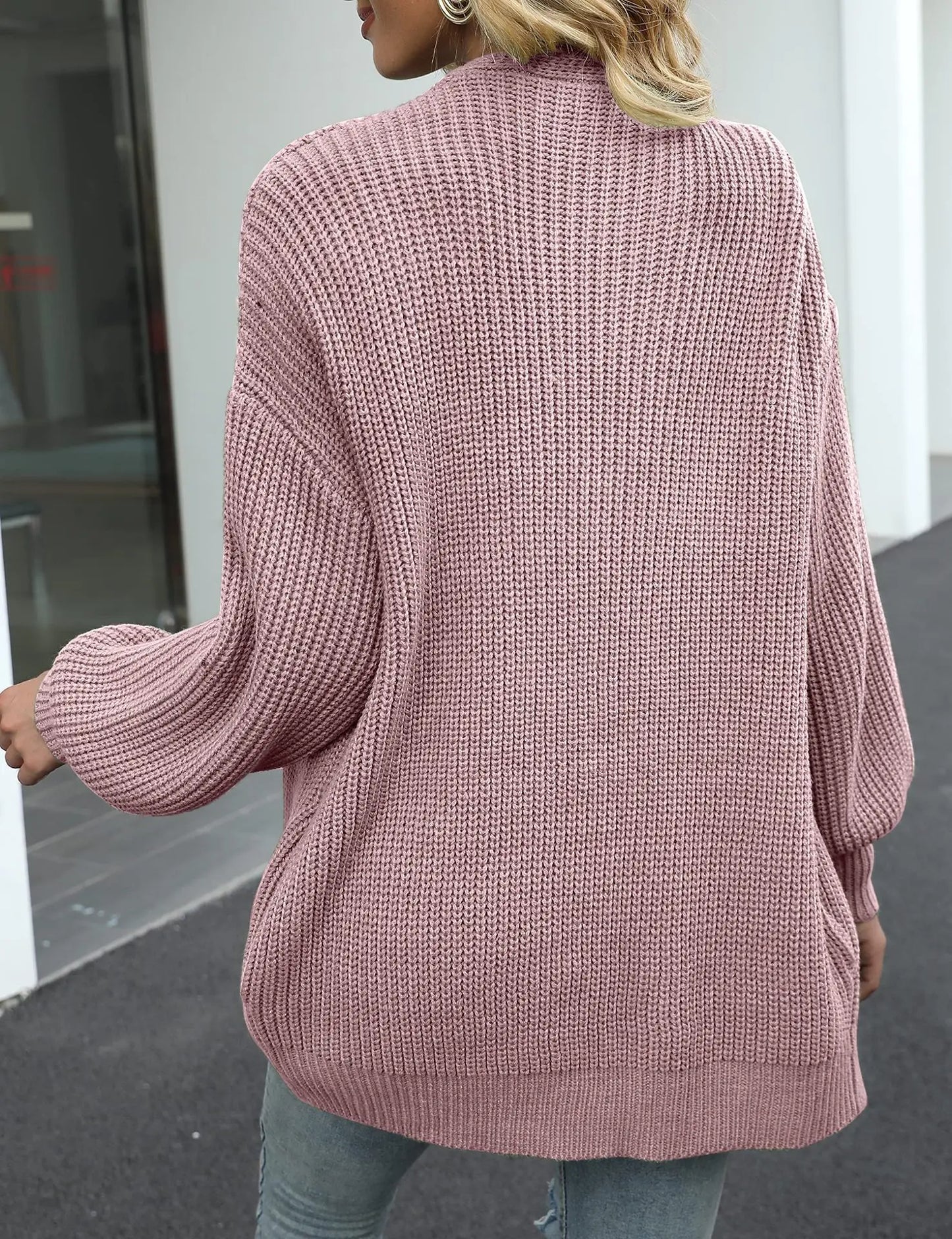 064 - Strick-Cardigan Damen – Warm & Modern