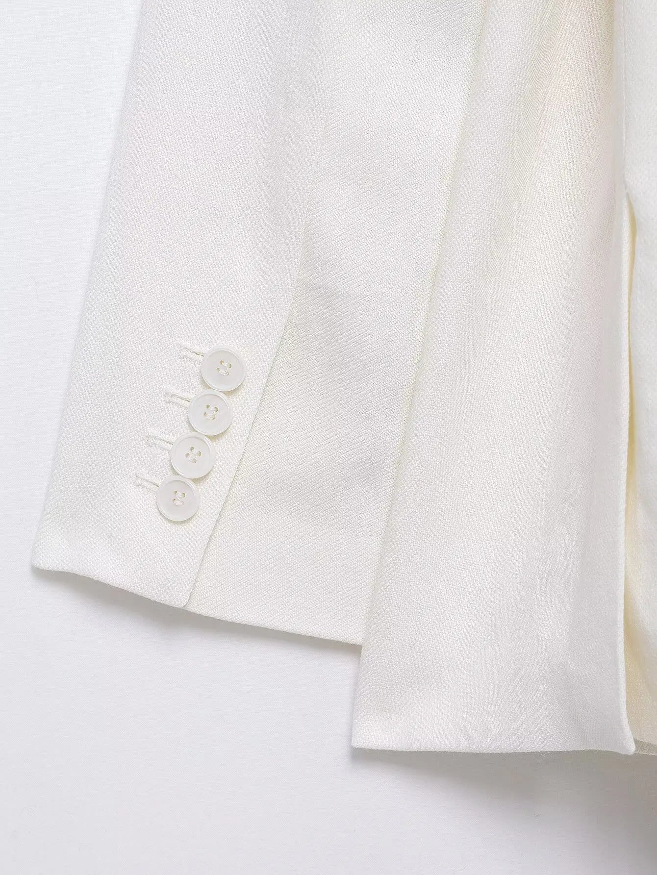 112 - Damen Blazer Mit Spitze-Up & Reverskragen