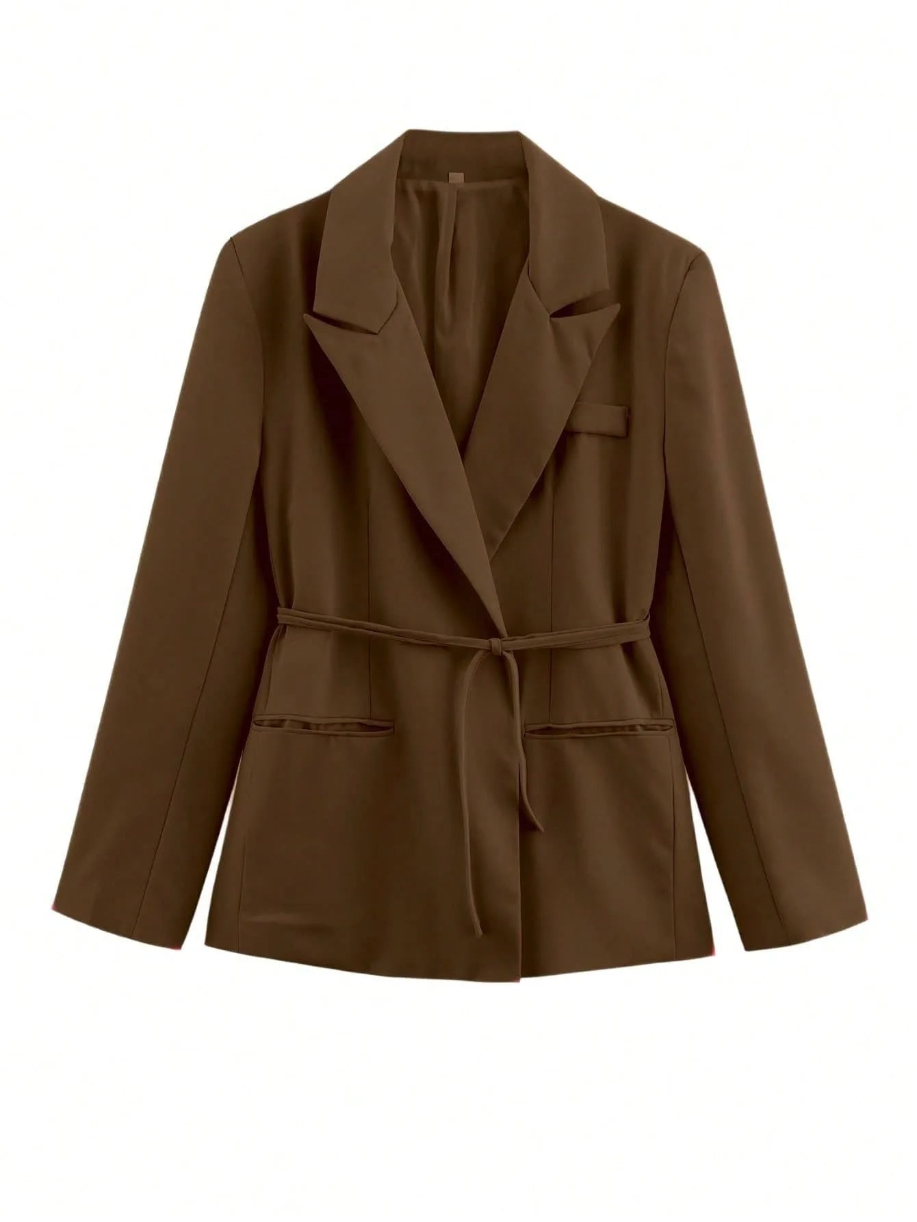 112 - Damen Blazer Mit Spitze-Up & Reverskragen