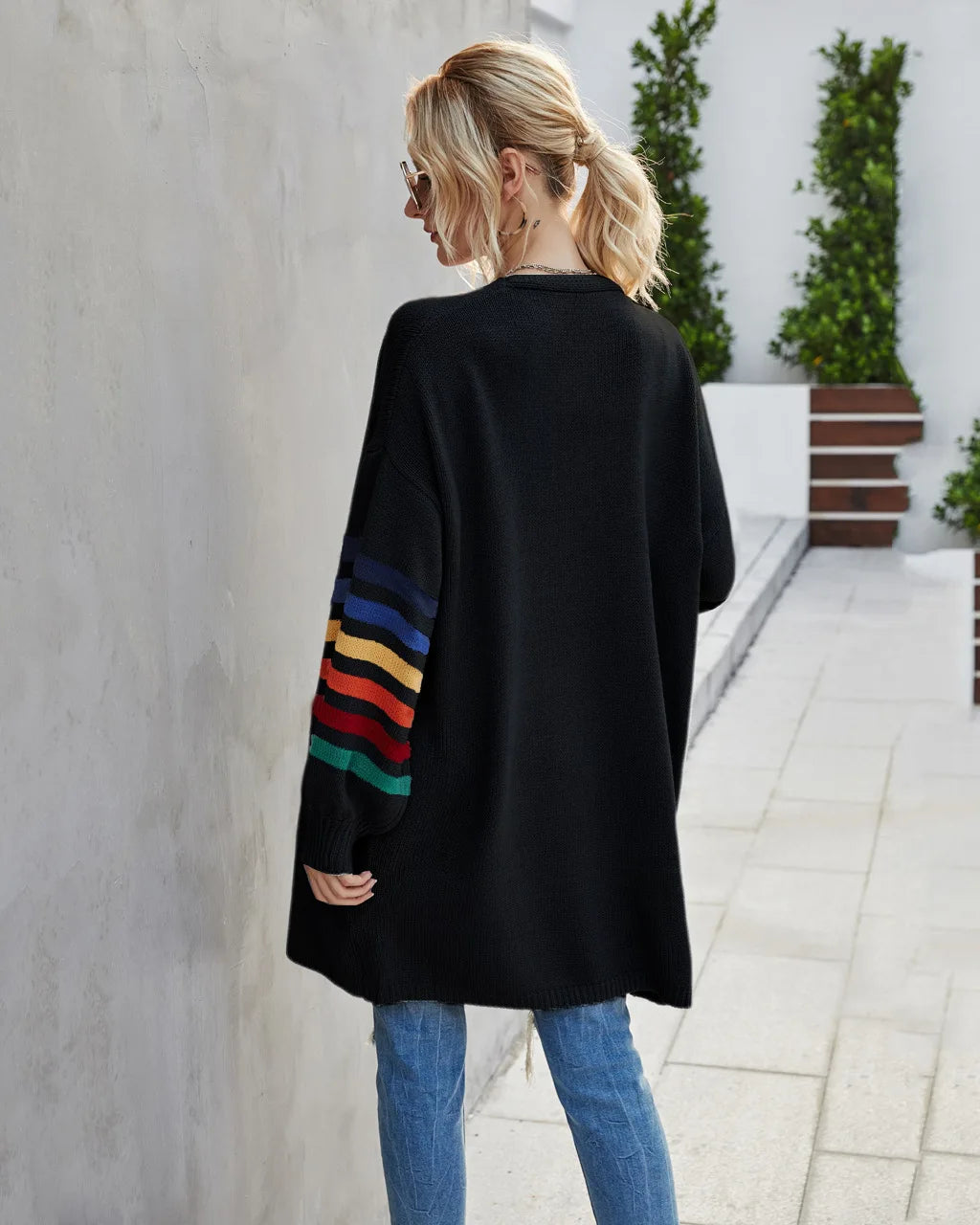 006 - Damen Strickmantel – Warm & Urban