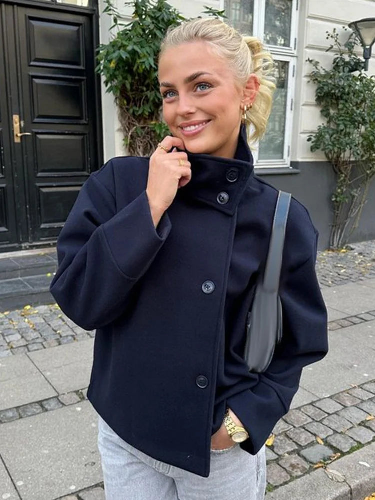 063 - Wollblazer Damen – Kurz & Zweireihig