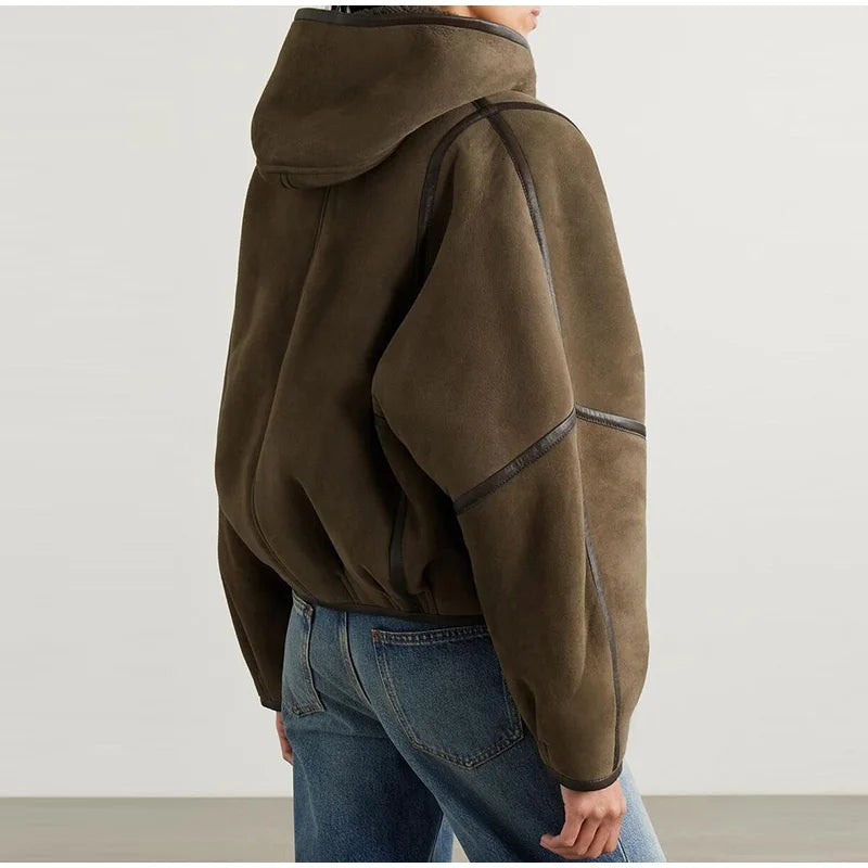 066 - Wildlederjacke Damen – Modern & Locker