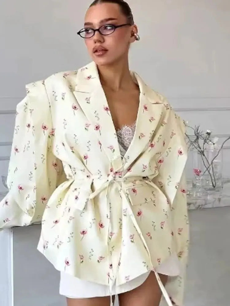 069 - Patchwork Blazer Damen – Elegant & Modern