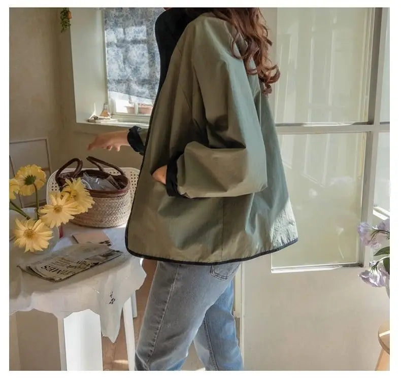 017 - Reversible Kurzjacke Damen – Elegant & Modern