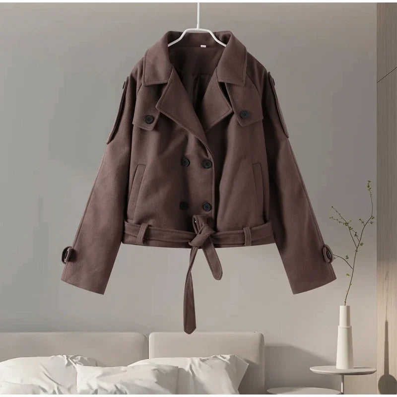 063 - Wollblazer Damen – Kurz & Zweireihig