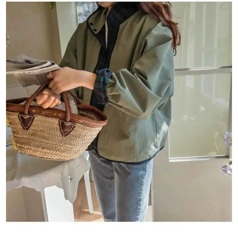 017 - Reversible Kurzjacke Damen – Elegant & Modern