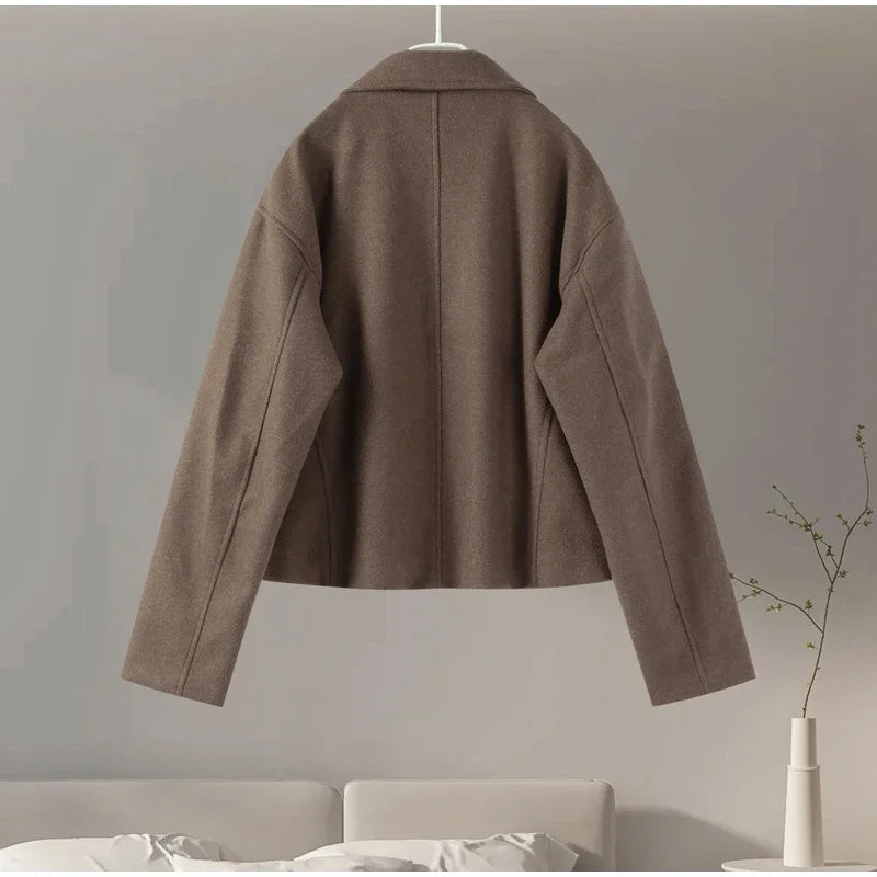 063 - Wollblazer Damen – Kurz & Zweireihig