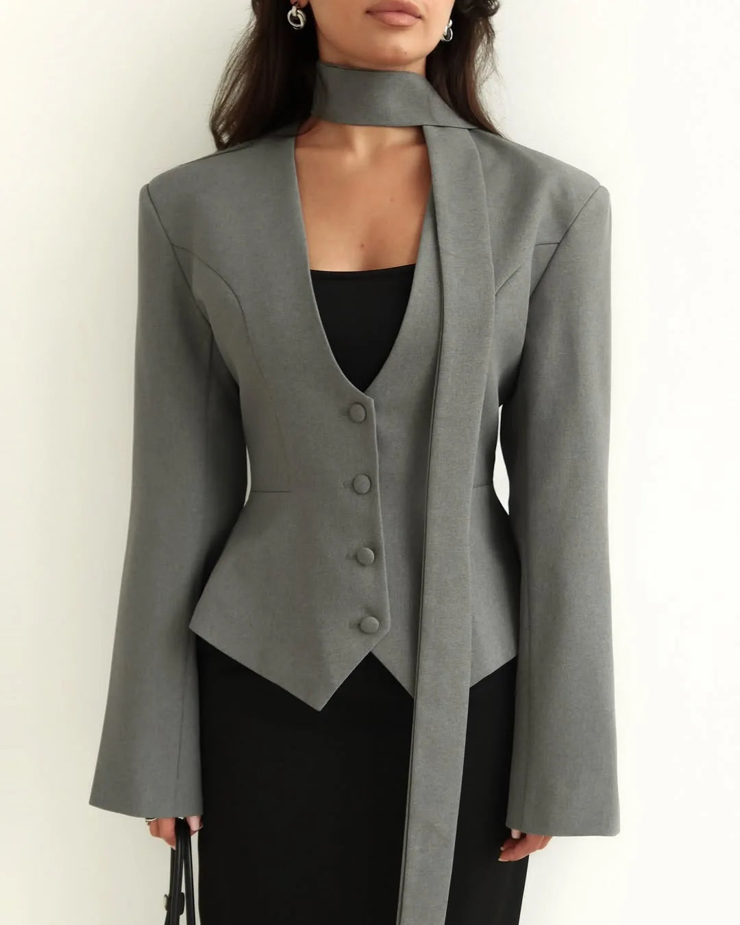 028 - Eleganter Blazer Damen – Tailliert & Modern