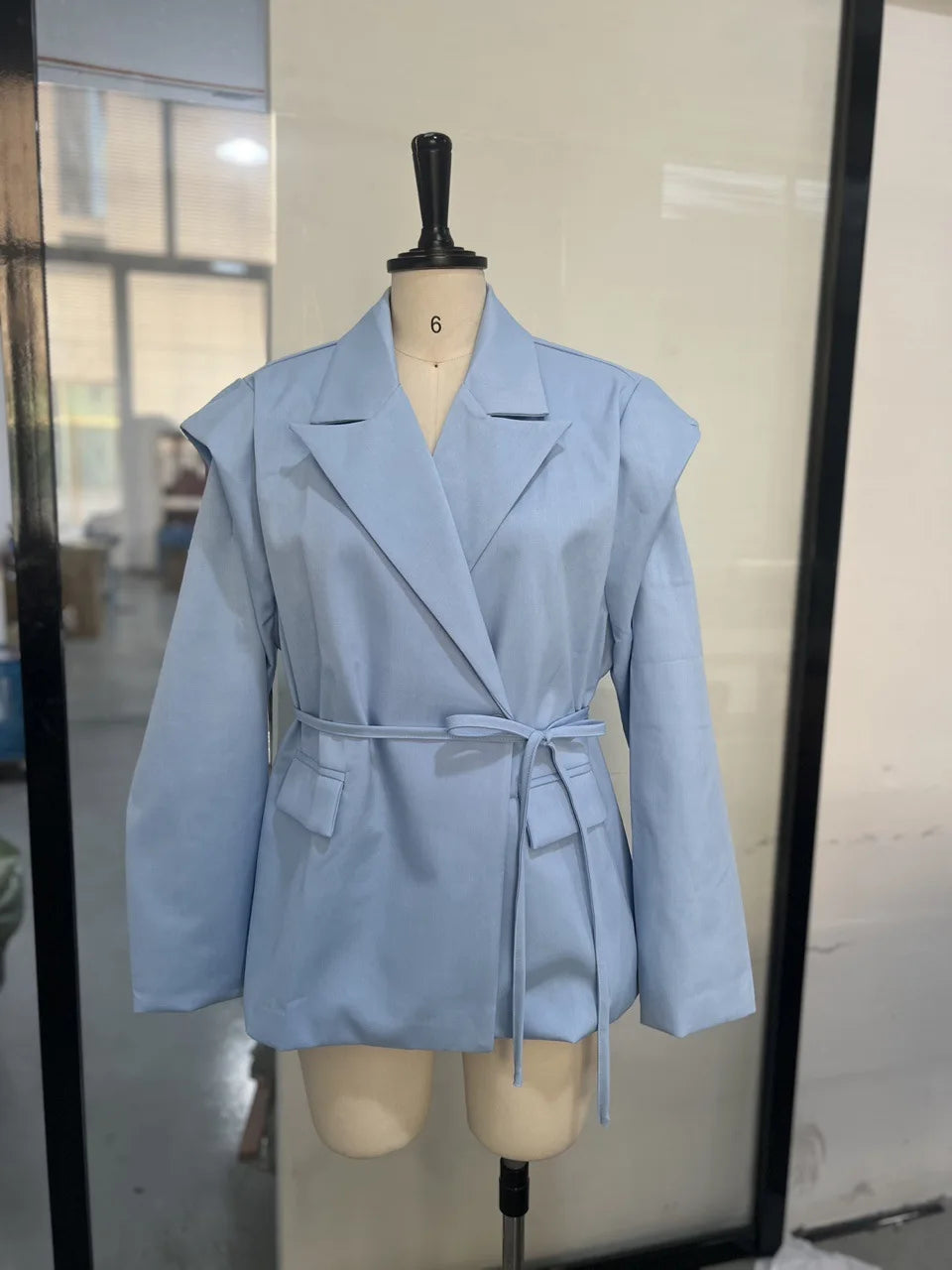 069 - Patchwork Blazer Damen – Elegant & Modern