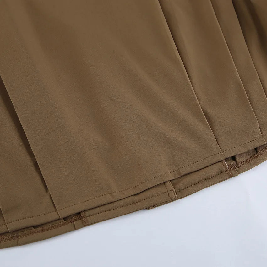 114 - Damen Kurzer Trenchcoat Mit Revers & Knopfverschluss