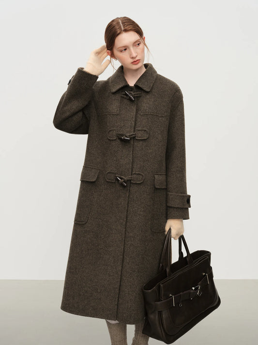 033 - Tweedmantel Damen – Oversize & Elegant