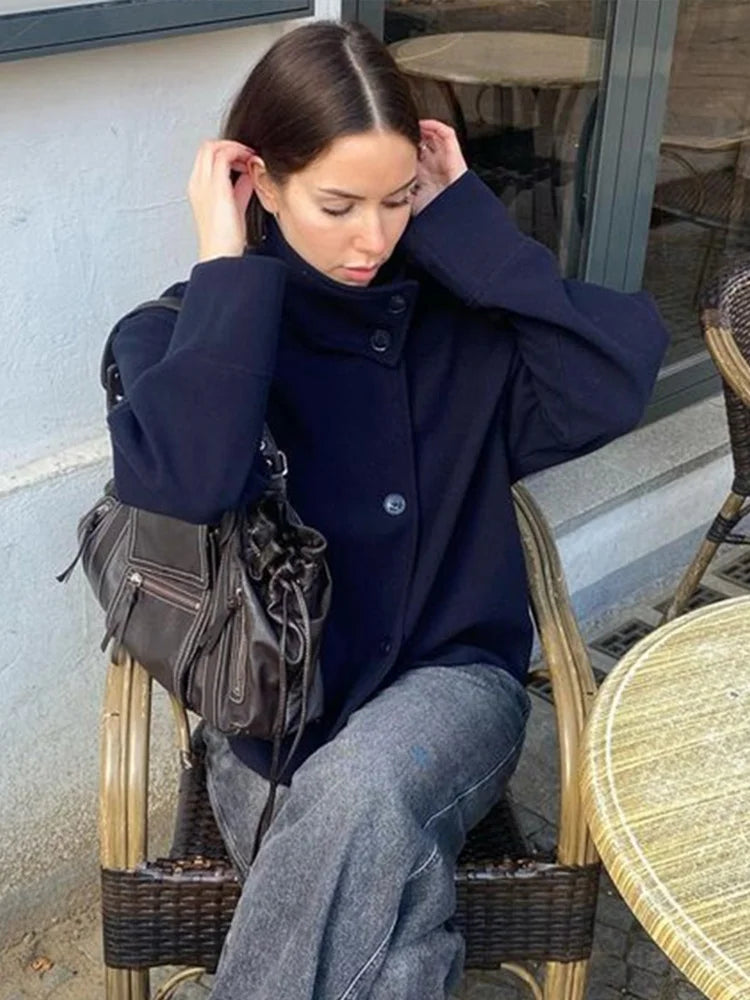 063 - Wollblazer Damen – Kurz & Zweireihig