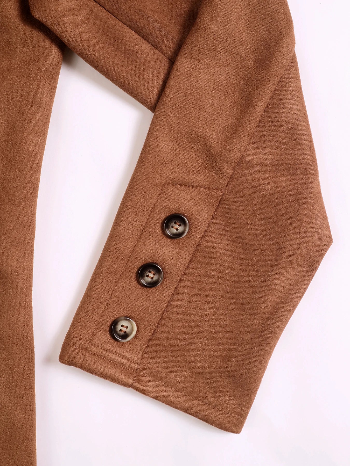 088 - Eleganter Wildleder-Blazer – Lockere Passform & urbaner Chic