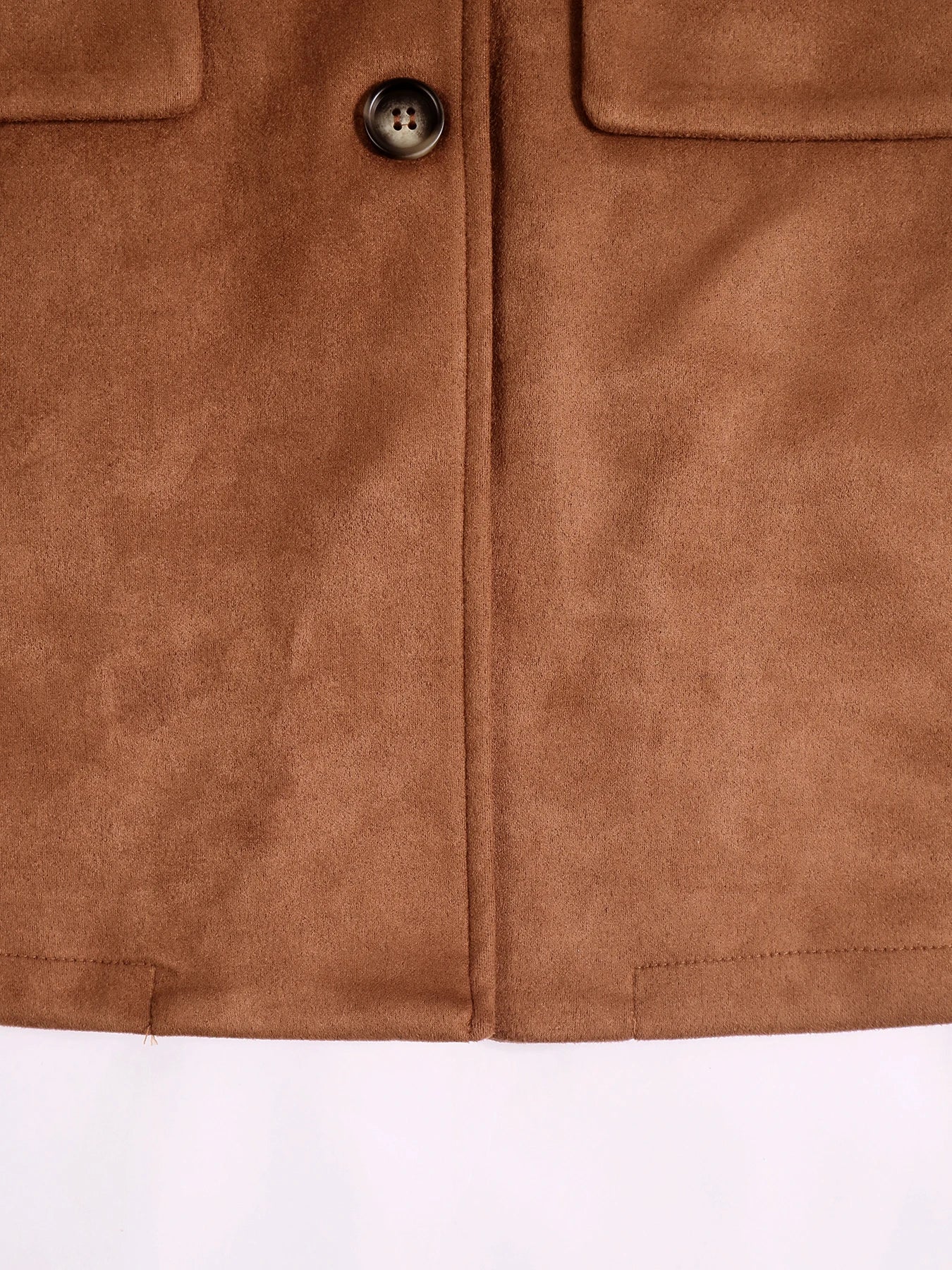 088 - Eleganter Wildleder-Blazer – Lockere Passform & urbaner Chic