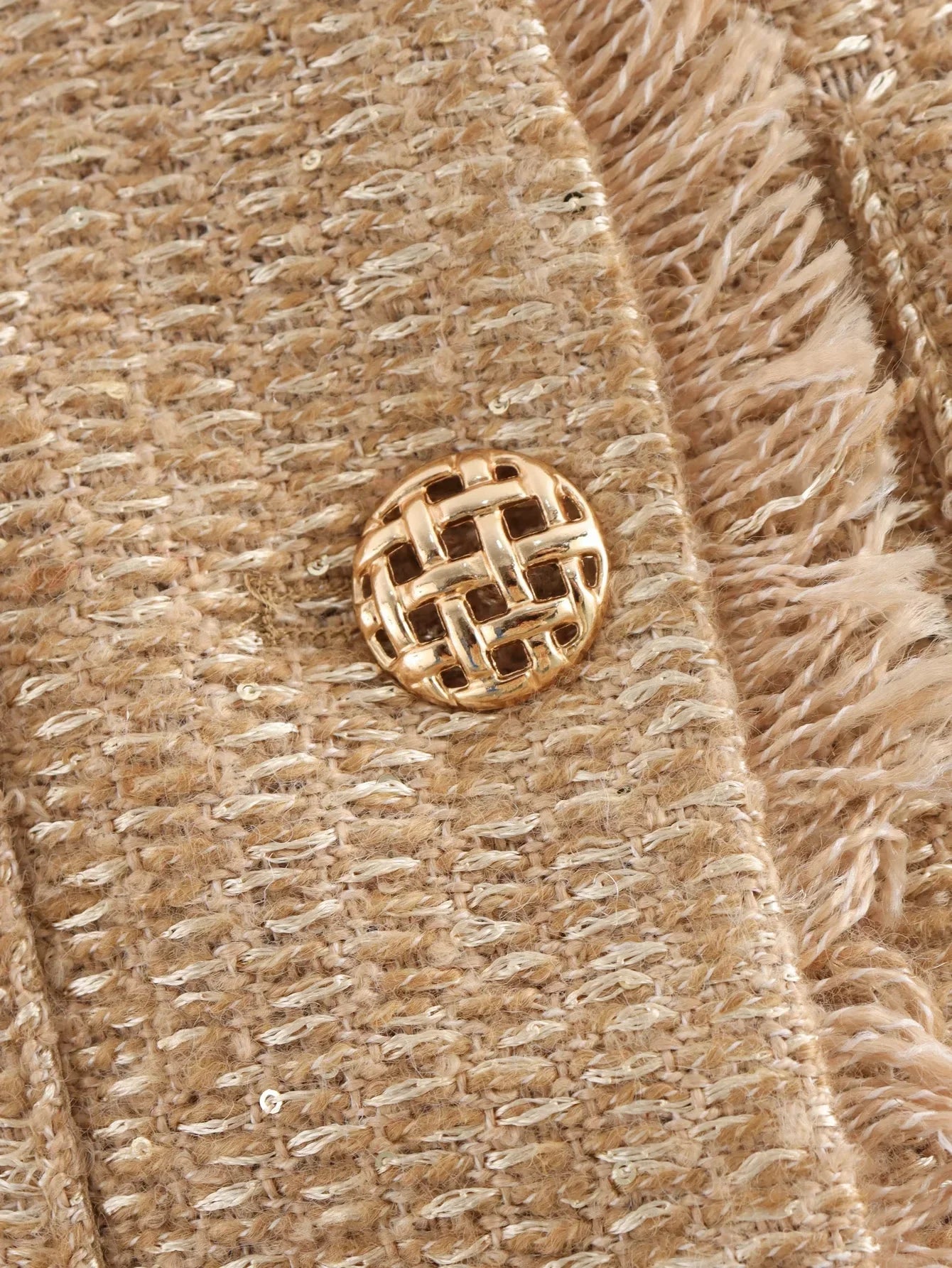 087 - Tweed Jacke Damen Elegant