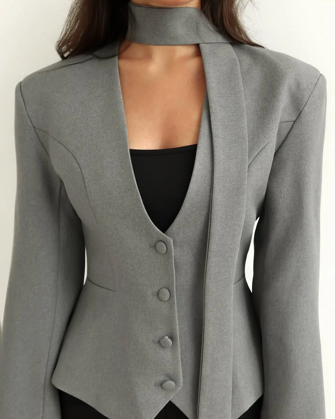 028 - Eleganter Blazer Damen – Tailliert & Modern