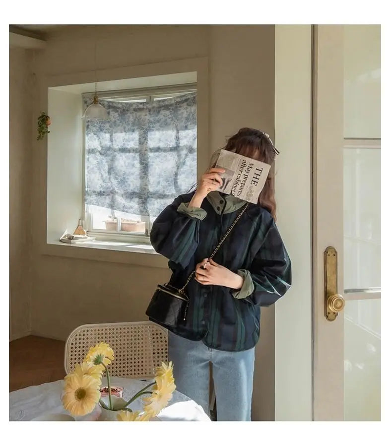 017 - Reversible Kurzjacke Damen – Elegant & Modern