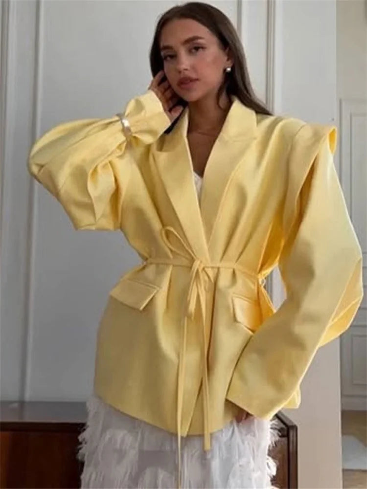 069 - Patchwork Blazer Damen – Elegant & Modern