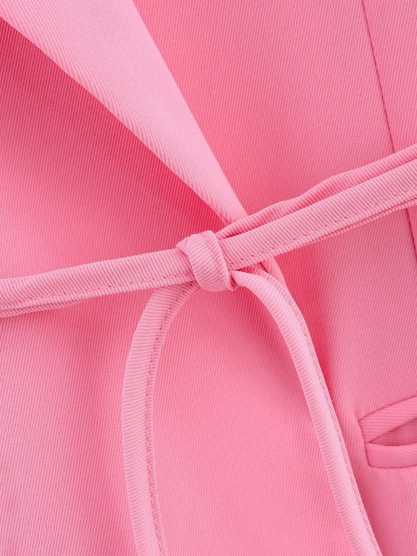 112 - Damen Blazer Mit Spitze-Up & Reverskragen