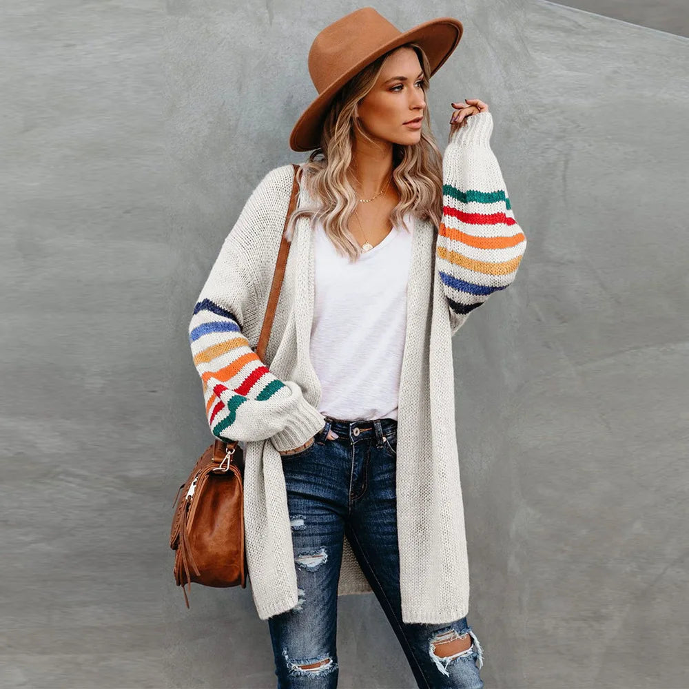 006 - Damen Strickmantel – Warm & Urban