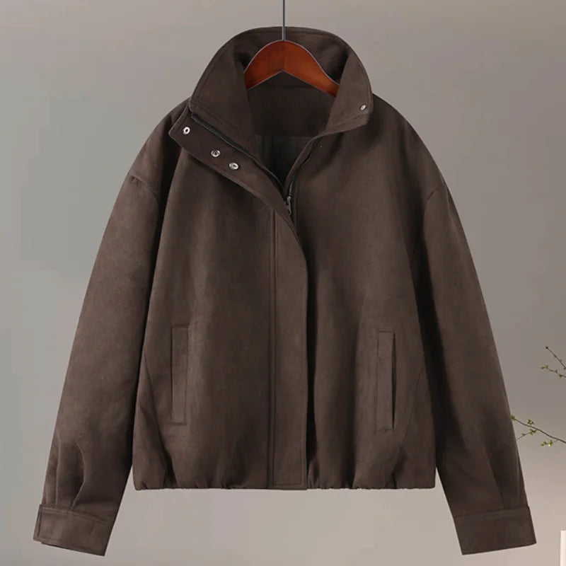 066 - Wildlederjacke Damen – Modern & Locker