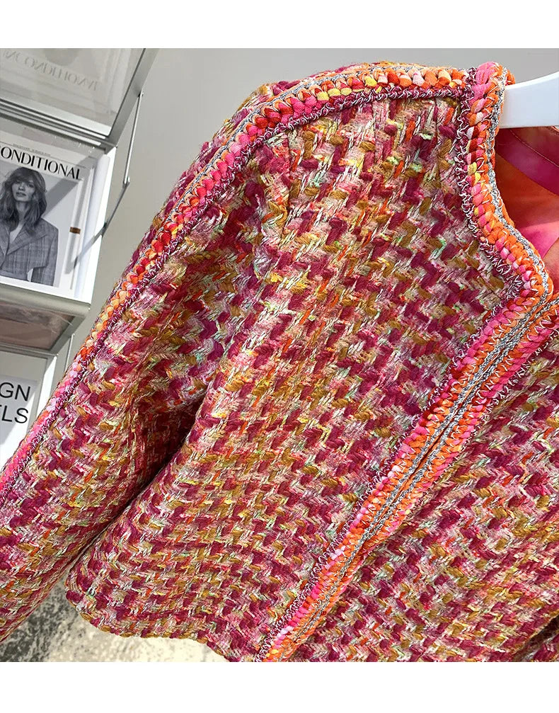 042 - Tweedjacke Damen – Kurz & Luxury Design