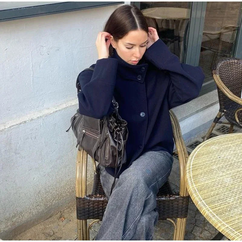 063 - Wollblazer Damen – Kurz & Zweireihig