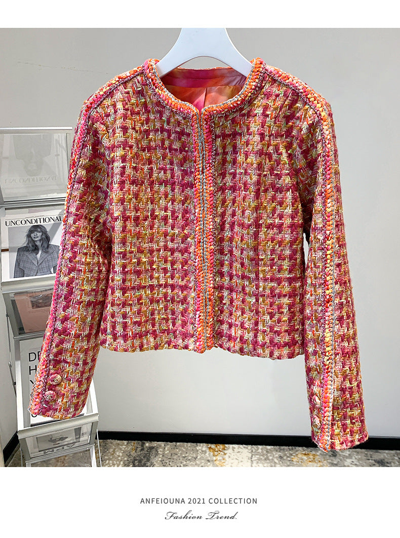 042 - Tweedjacke Damen – Kurz & Luxury Design