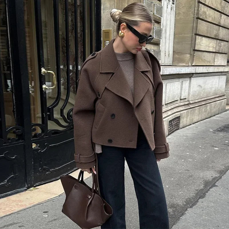 063 - Wollblazer Damen – Kurz & Zweireihig