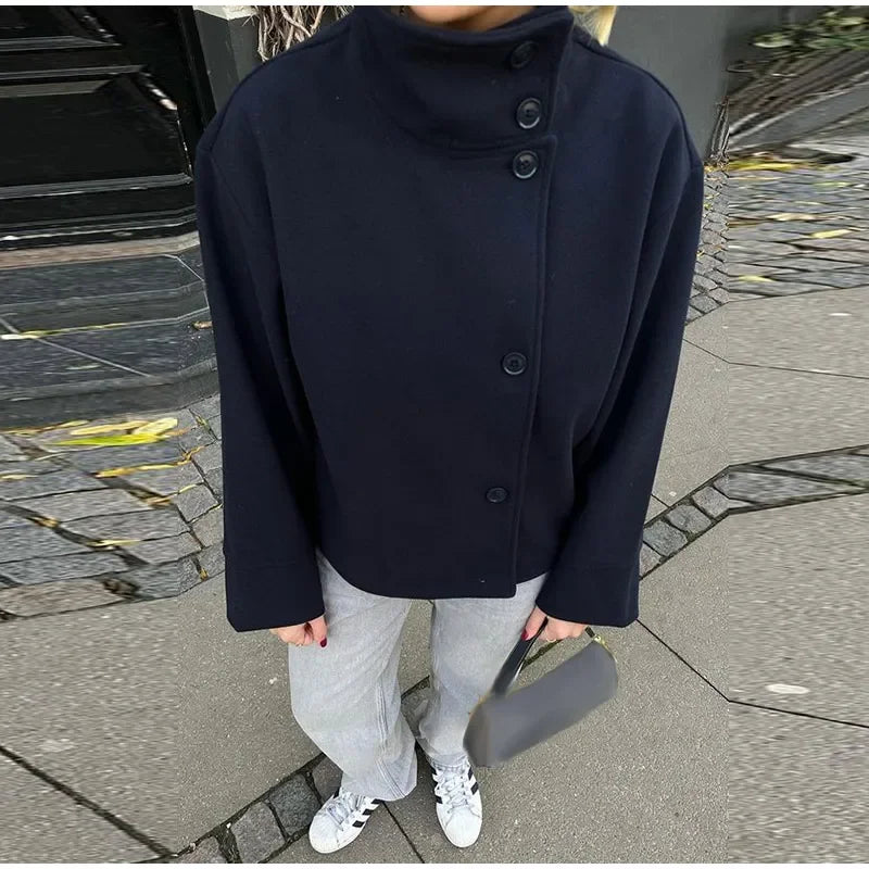 063 - Wollblazer Damen – Kurz & Zweireihig