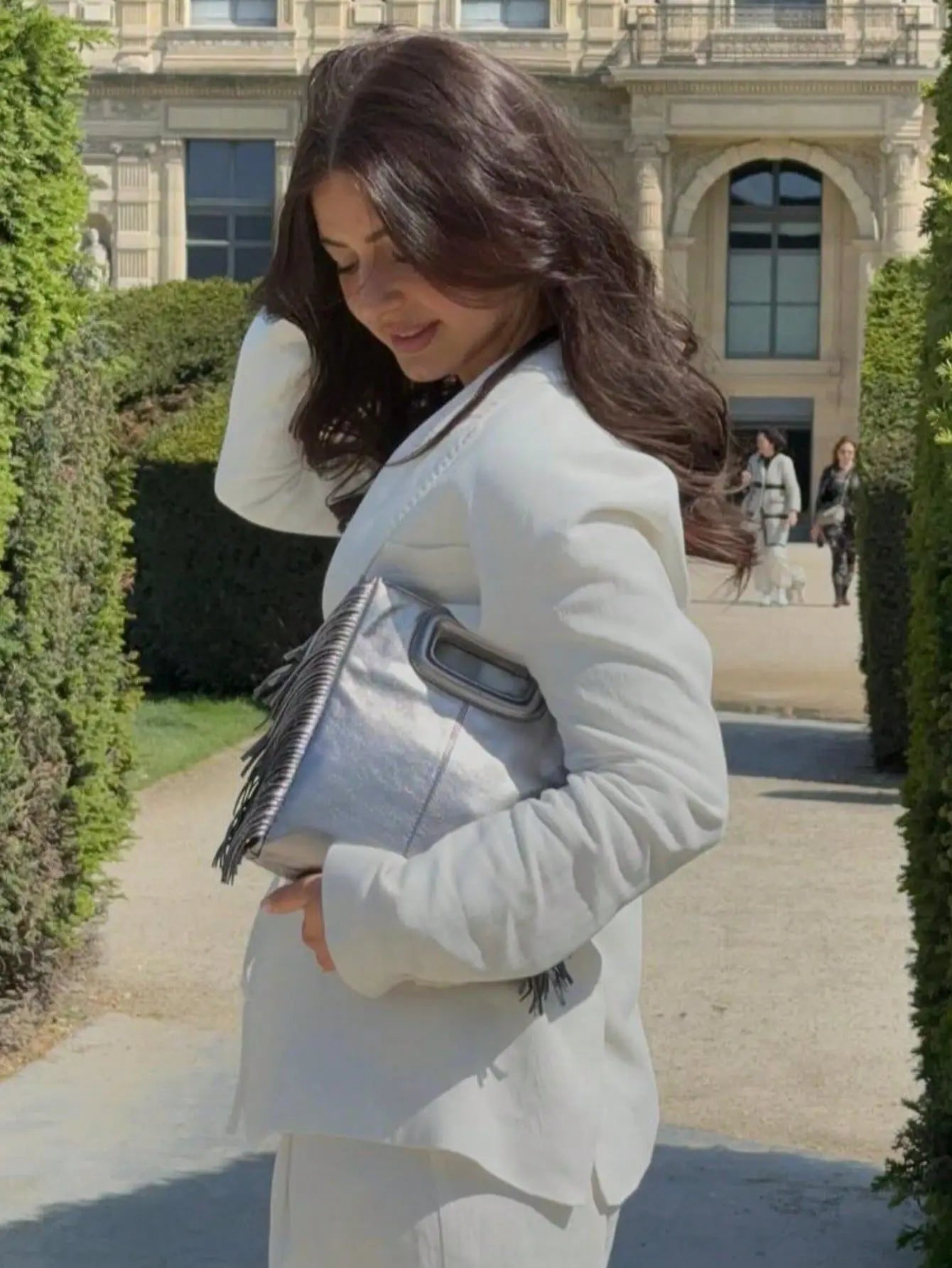 112 - Damen Blazer Mit Spitze-Up & Reverskragen