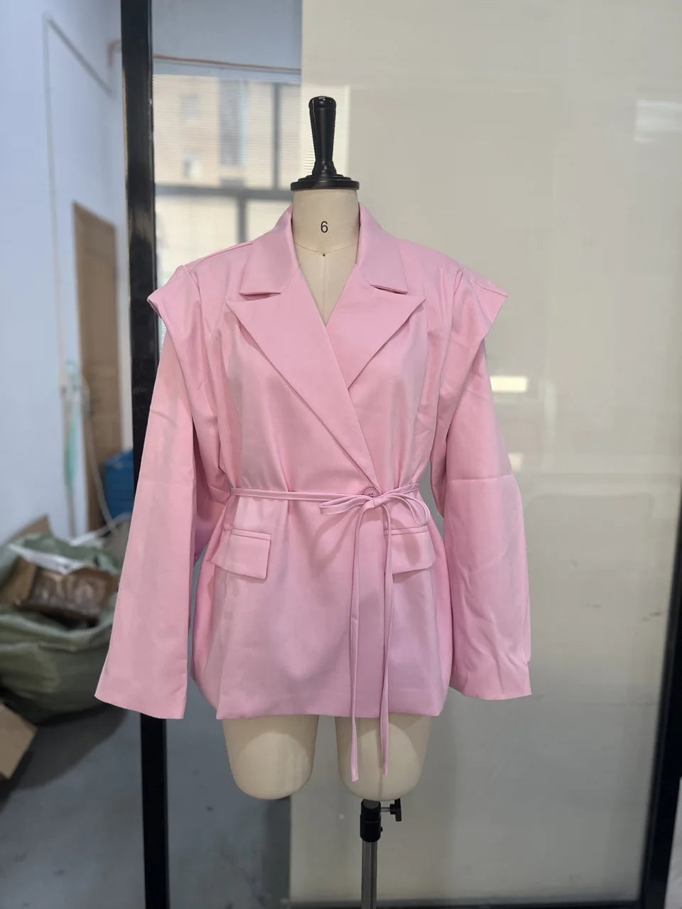 069 - Patchwork Blazer Damen – Elegant & Modern