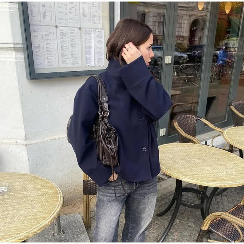 063 - Wollblazer Damen – Kurz & Zweireihig