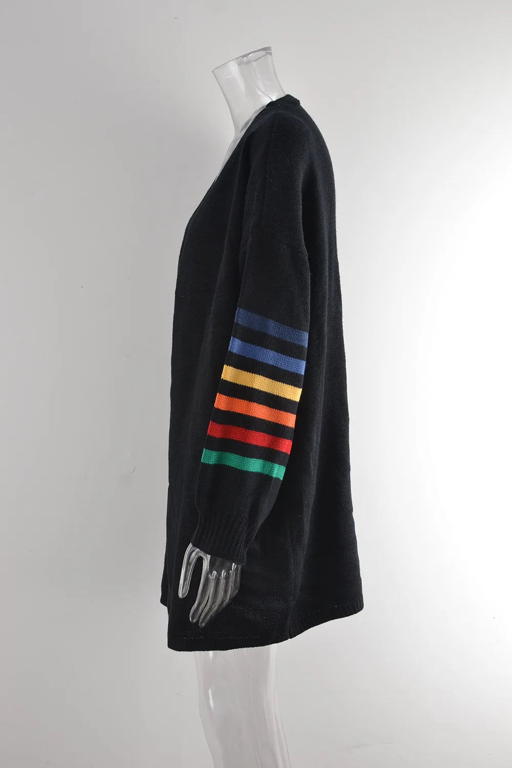 118 - Strick Cardigan Damen Mittellang Elegant