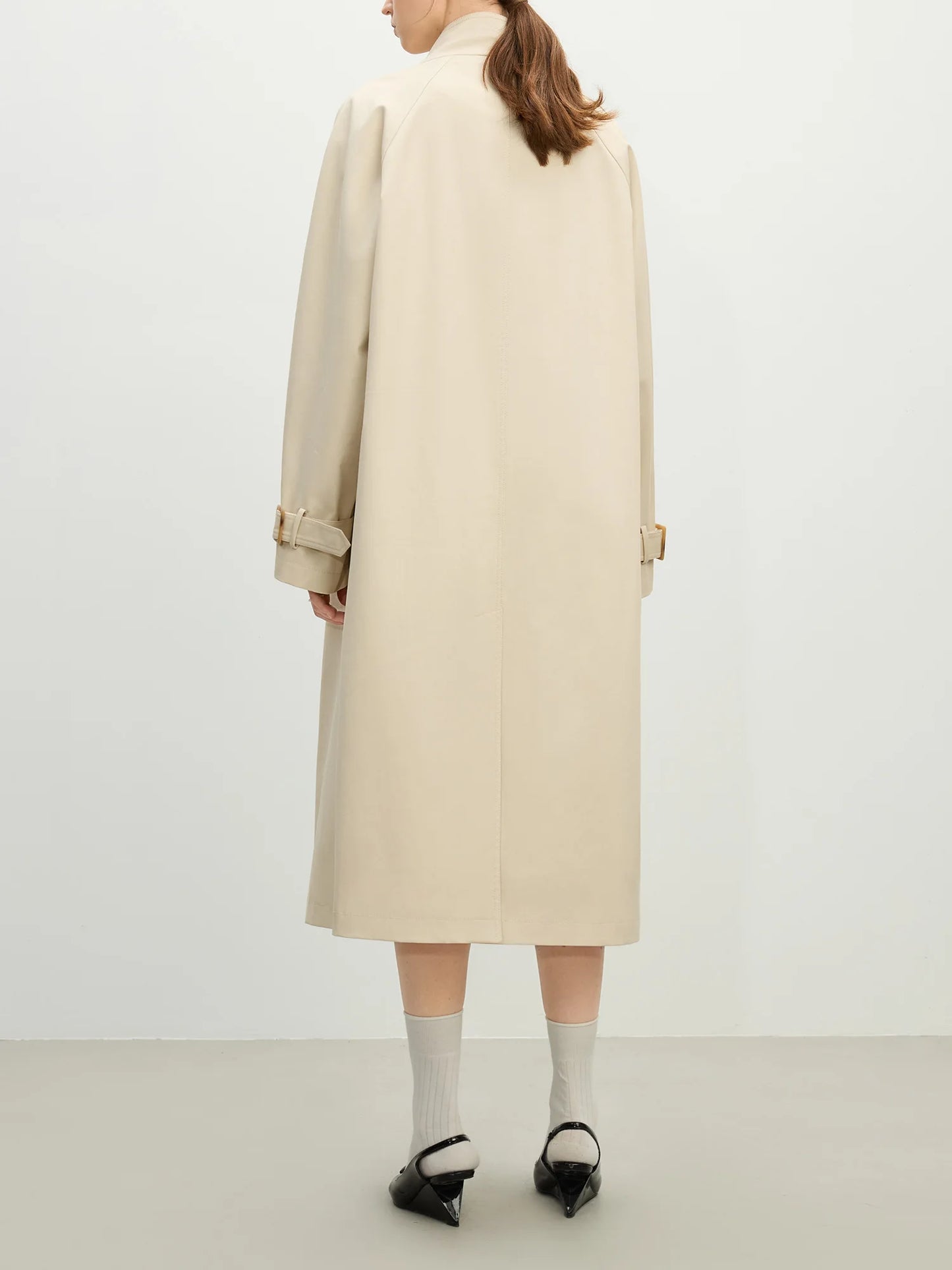 024 - Trenchcoat Damen – Modern & Stehkragen-Design