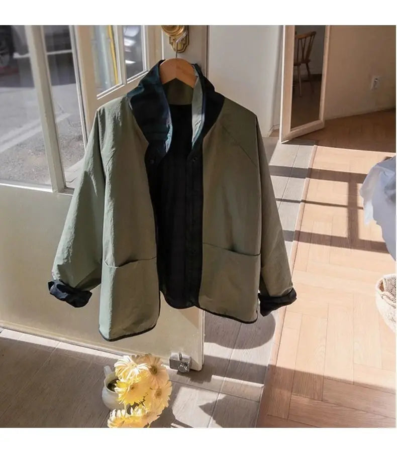 017 - Reversible Kurzjacke Damen – Elegant & Modern