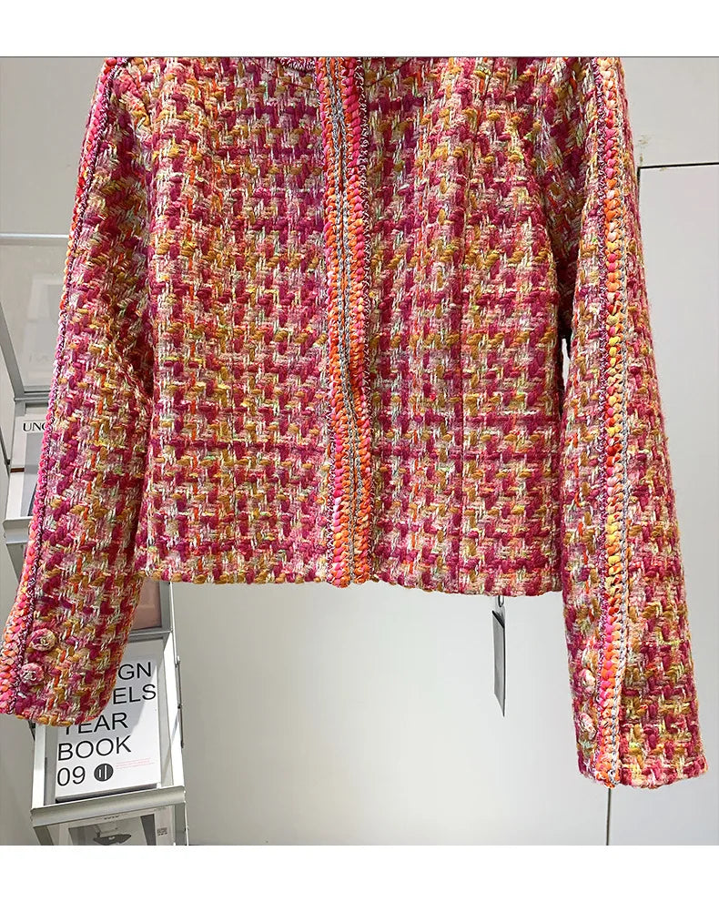 042 - Tweedjacke Damen – Kurz & Luxury Design