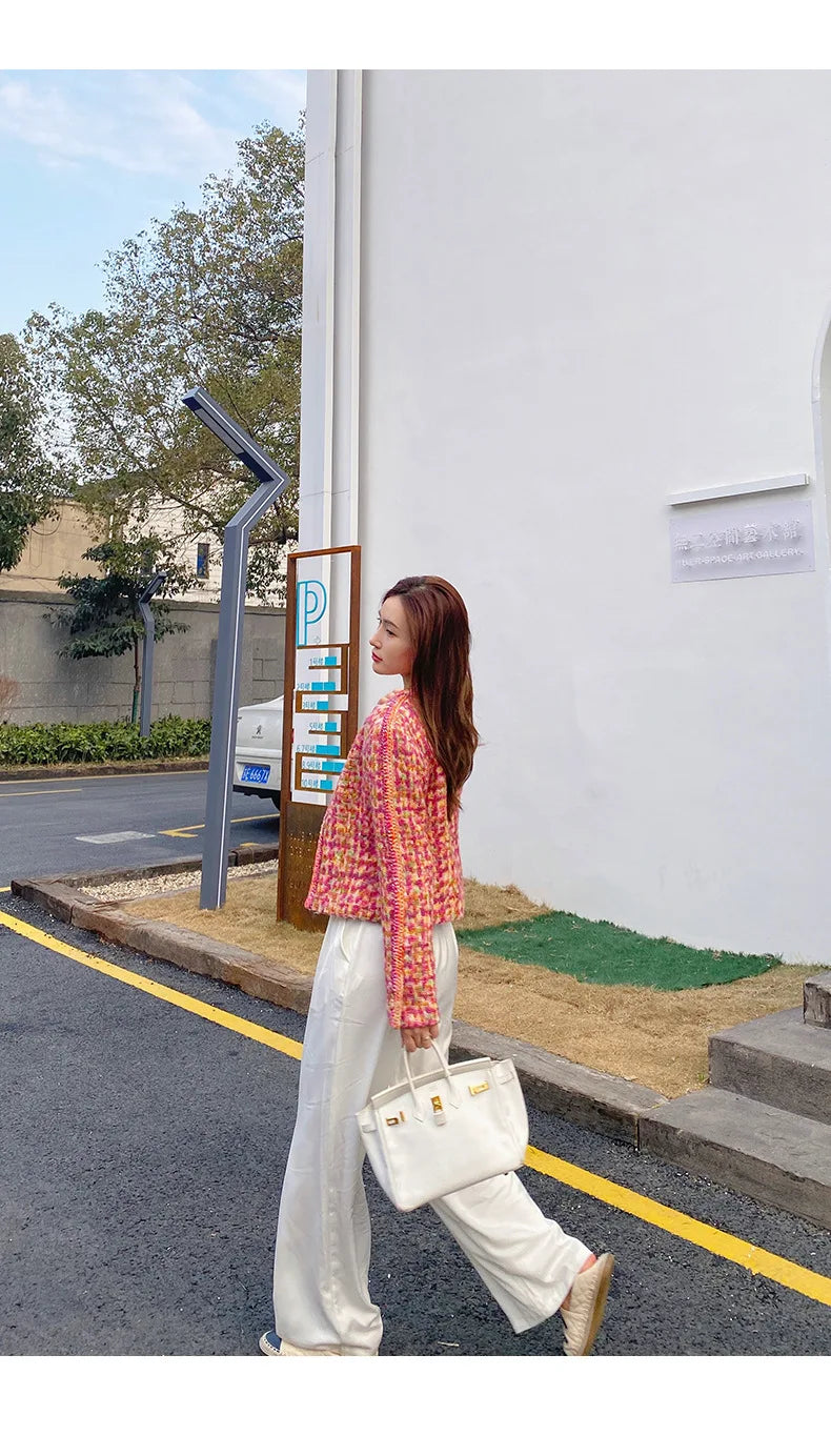 042 - Tweedjacke Damen – Kurz & Luxury Design