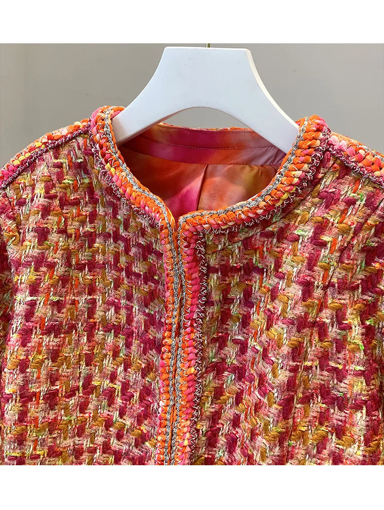 042 - Tweedjacke Damen – Kurz & Luxury Design