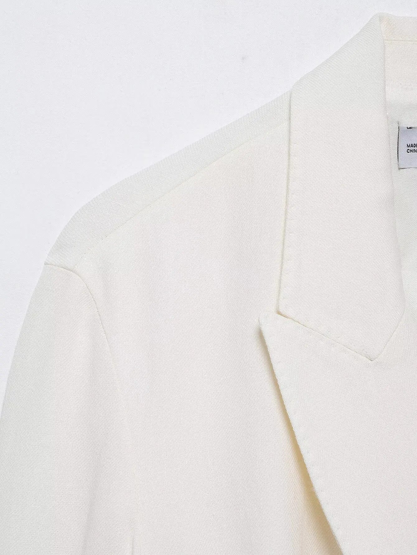 112 - Damen Blazer Mit Spitze-Up & Reverskragen