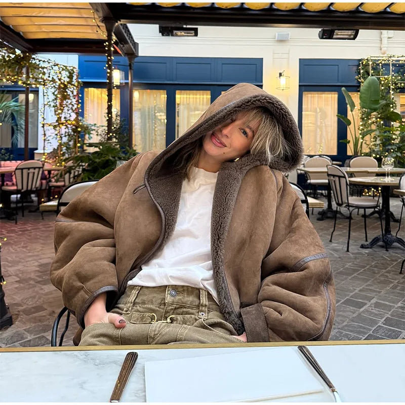 066 - Wildlederjacke Damen – Modern & Locker