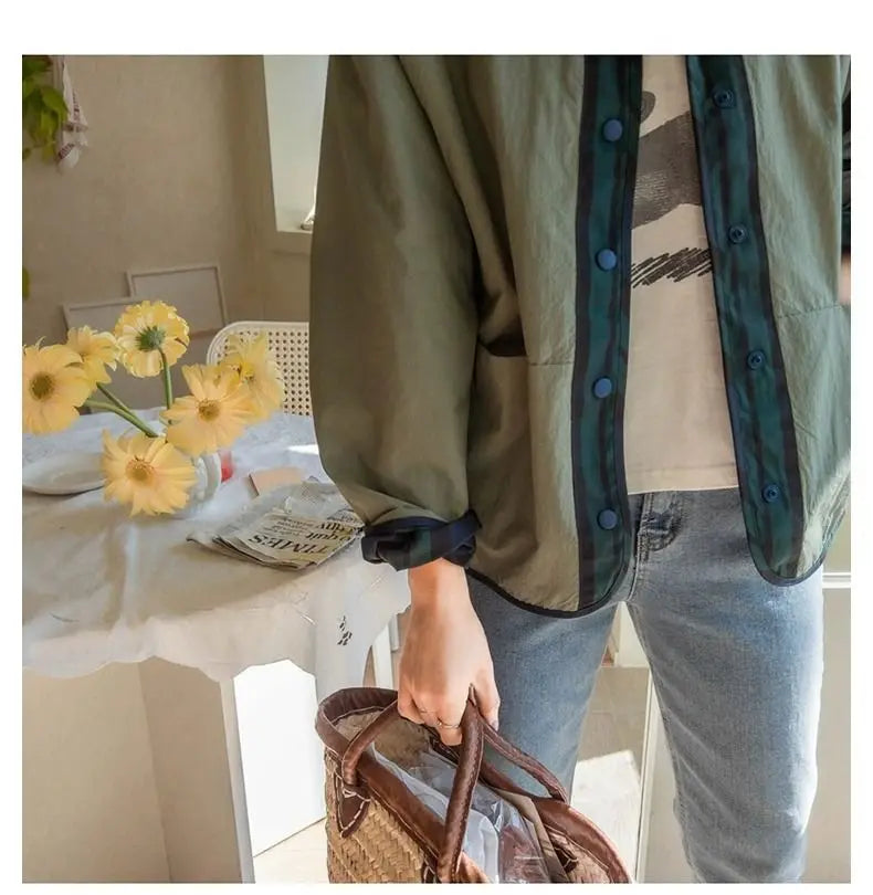 017 - Reversible Kurzjacke Damen – Elegant & Modern